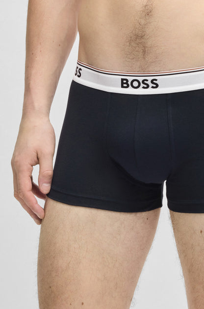 Hugo Boss Power 3-Pack Stretch-Cotton Trunks - Orange/Black/Navy hbeu50531684_962_340