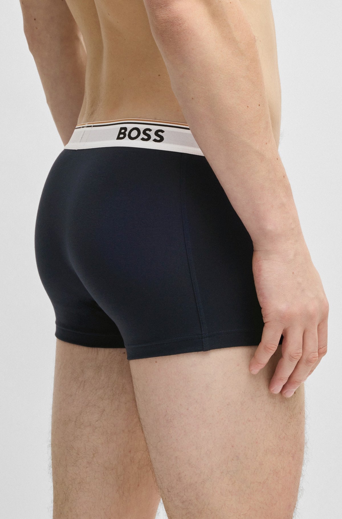 Hugo Boss Power 3-Pack Stretch-Cotton Trunks - Orange/Black/Navy hbeu50531684_962_341