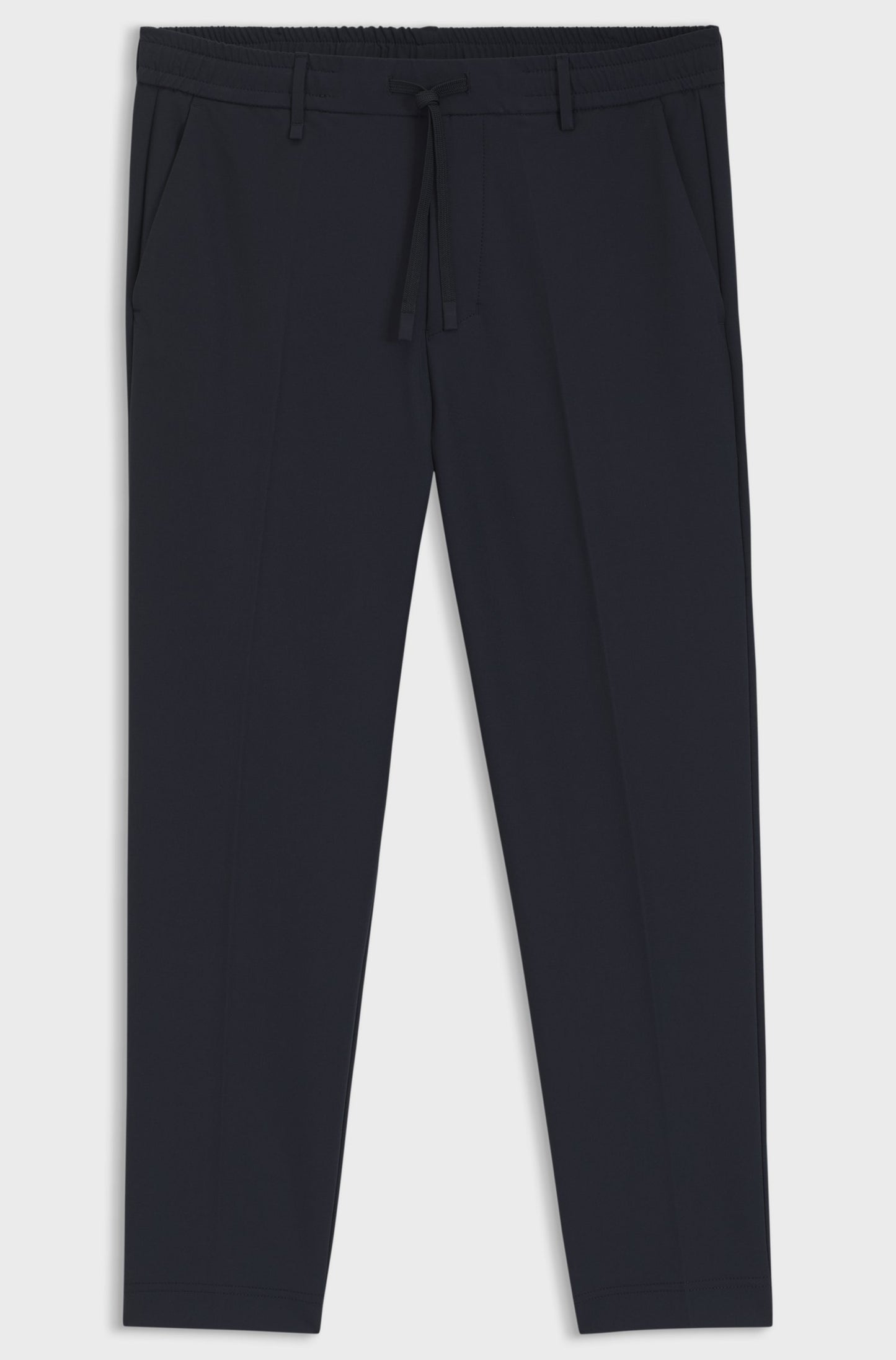 Hugo Boss Tapered-fit Rrousers With Water-repellent Finish - Dark Blue hbeu50538179_402_100
