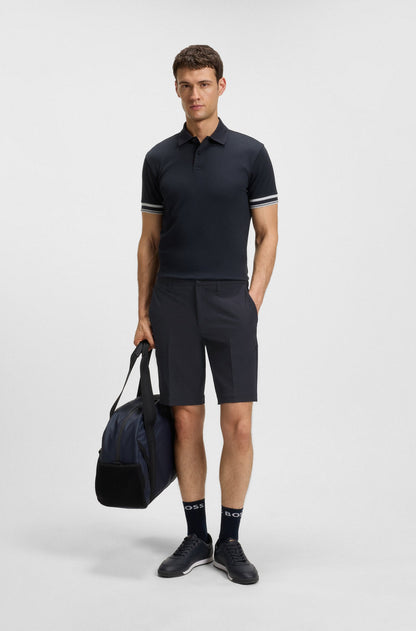 Hugo Boss Slim-fit Shorts in Water-repellent Stretch Fabric - Dark Blue hbeu50540337_402_300