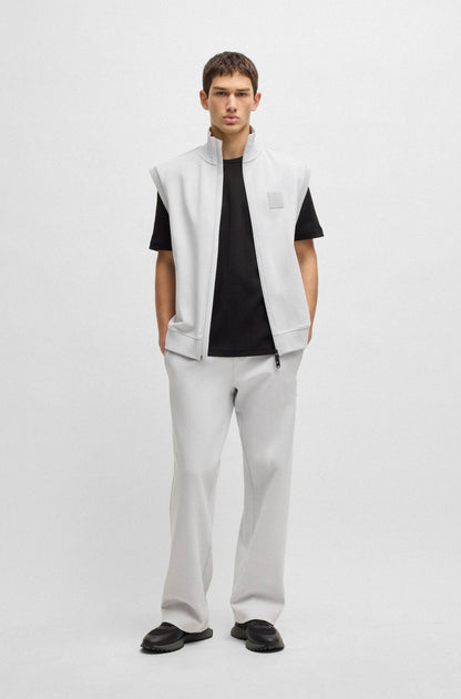 Hugo Boss T-shirt With Drop-needle Stitching - Black hbna50531013_001_300