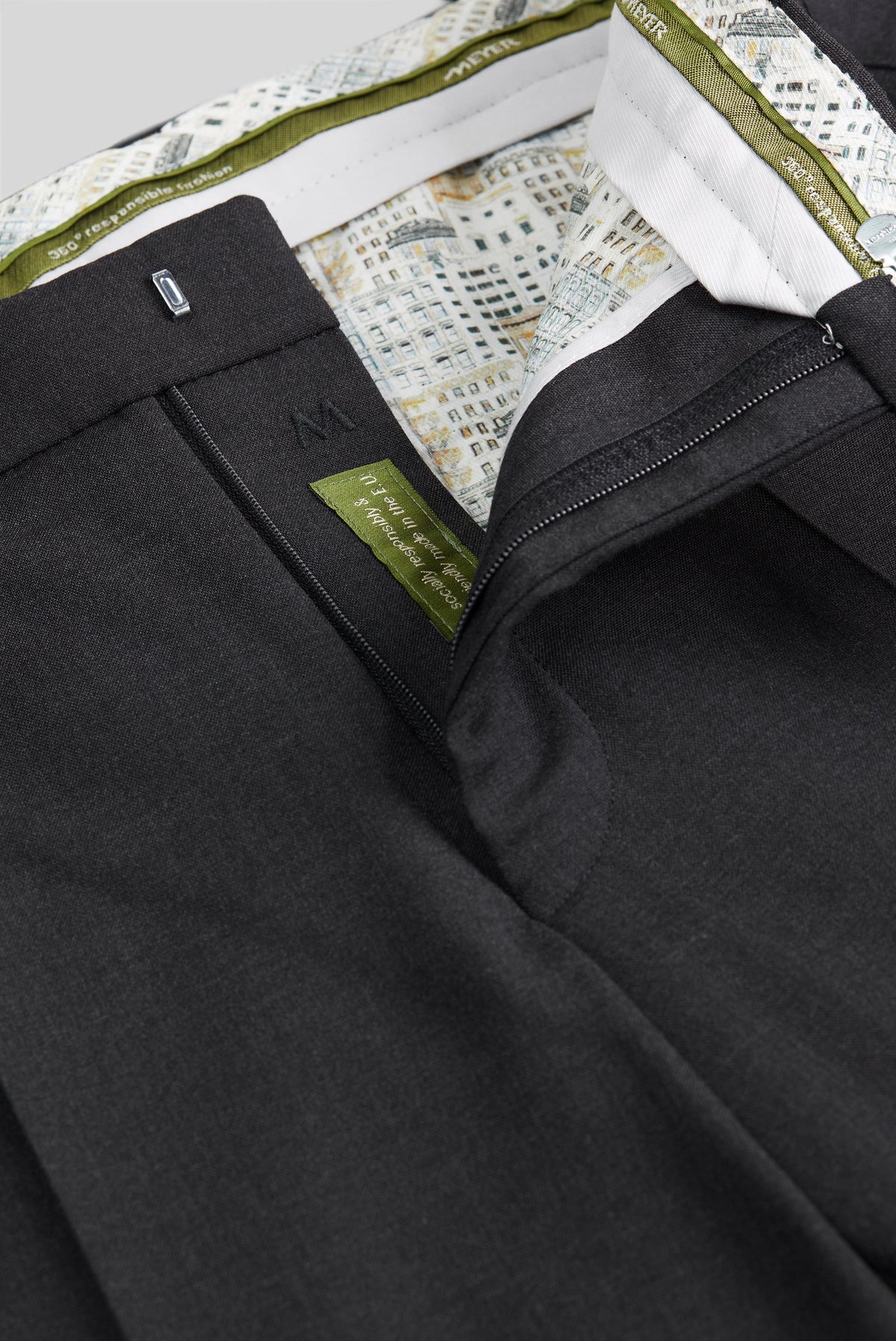 Meyer Roma Wool-Blend Trousers - Charcoal meyer_fs22_Roma_344_08_innen