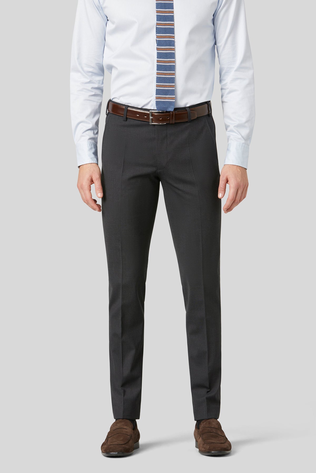 Meyer Roma Wool-Blend Trousers - Charcoal meyer_fs22_Roma_344_08_vorne