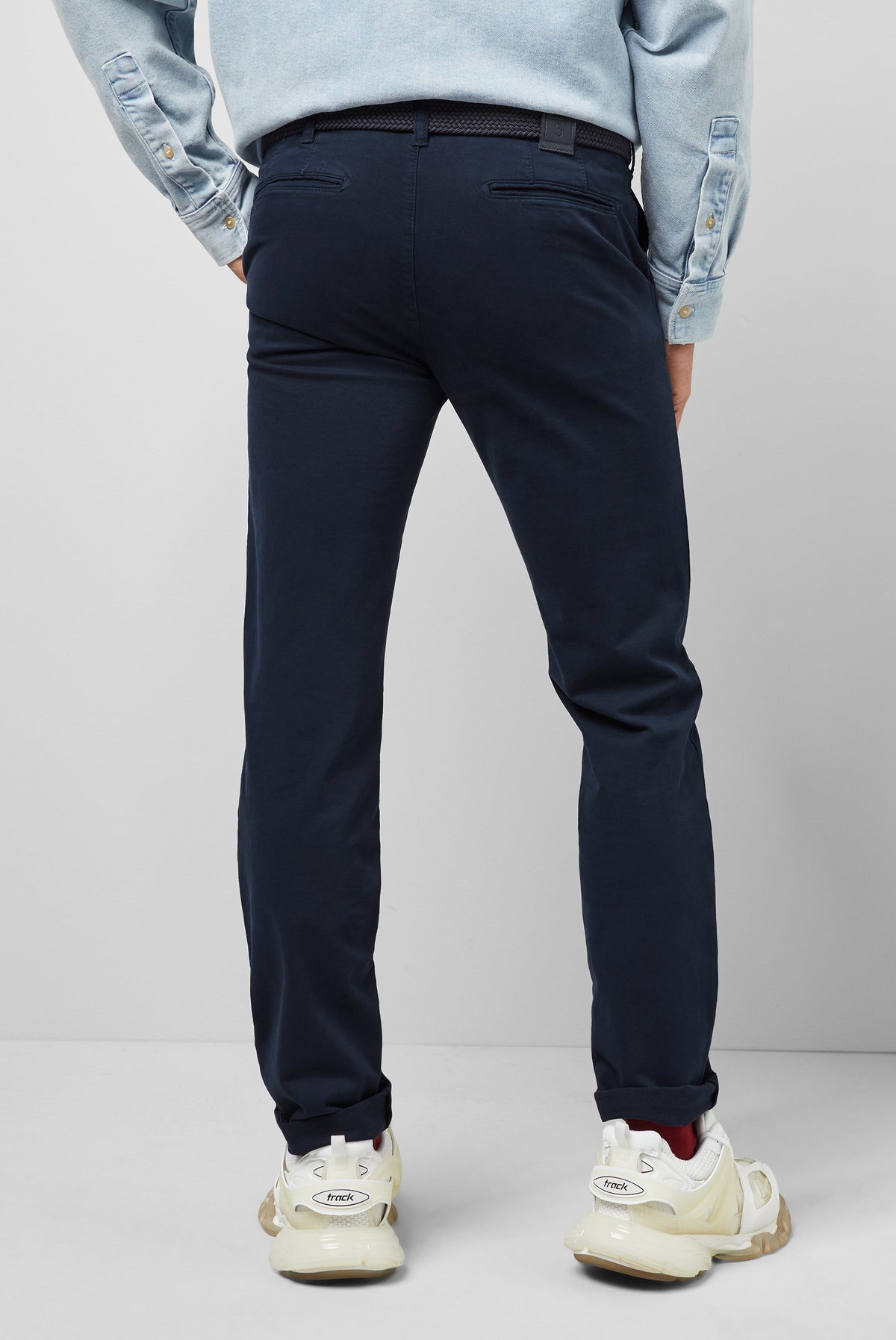 Meyer M5 Organic Cotton Chino - Navy meyer_hw21_M5-Chino_6001_19_hinten_02