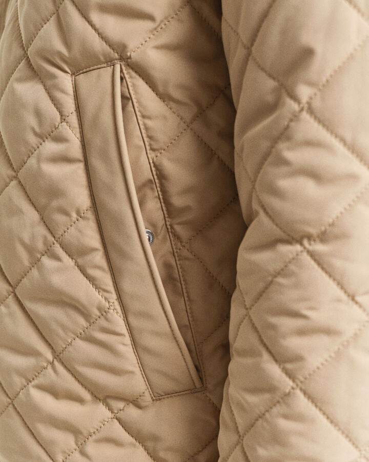 Gant Quilted Windcheater - Dark Khaki time__1733242235__202501-7006340-248-crmodel-fv-1