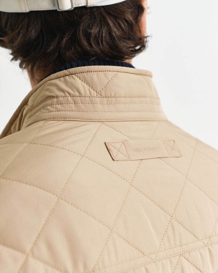Gant Quilted Windcheater - Dark Khaki time__1733242545__202501-7006340-248-crmodel-fv-2