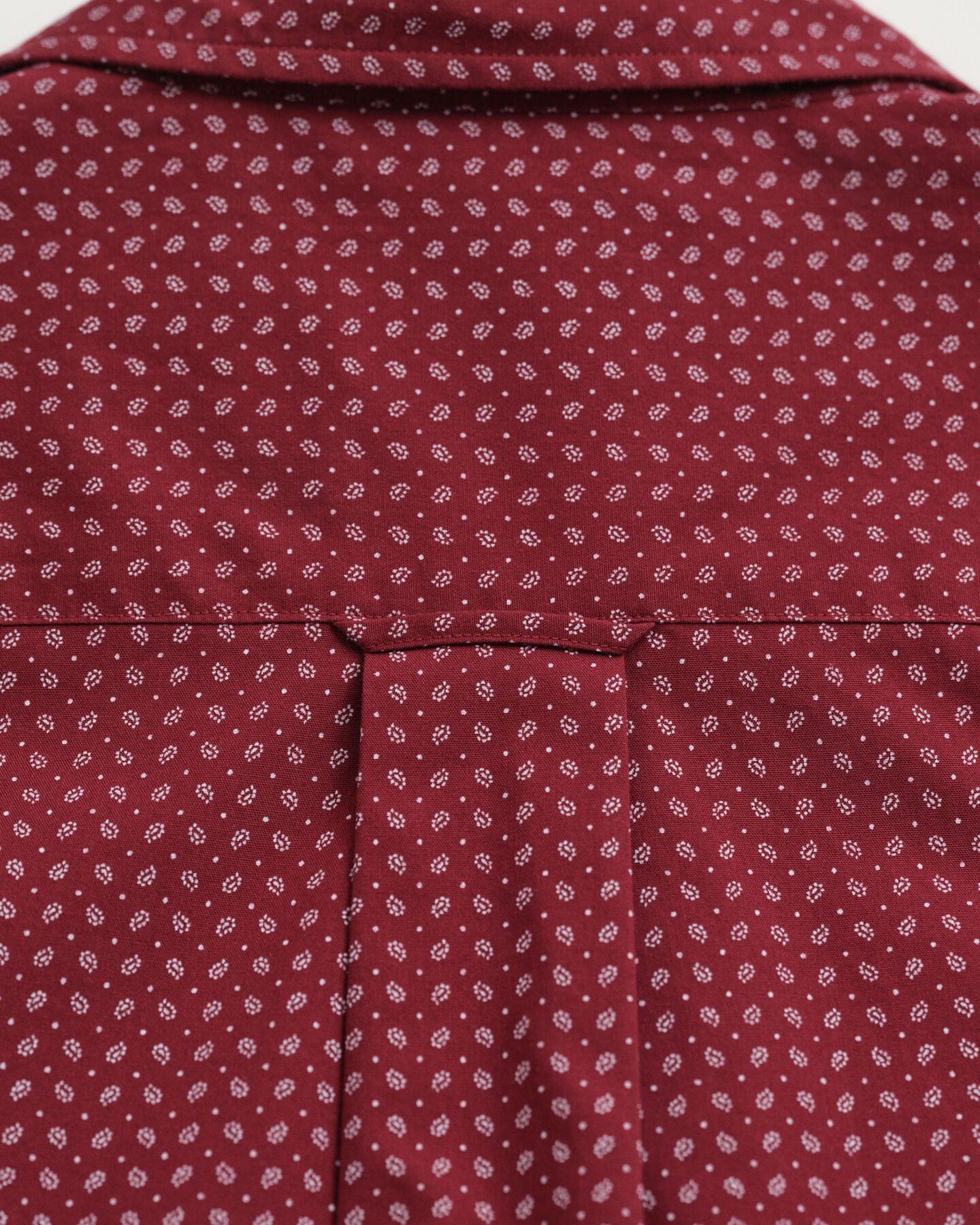 Gant Regular Fit Micro Print Shirt - Plumped Red time__1744876509__202503-3250219-604-detail-fv-2