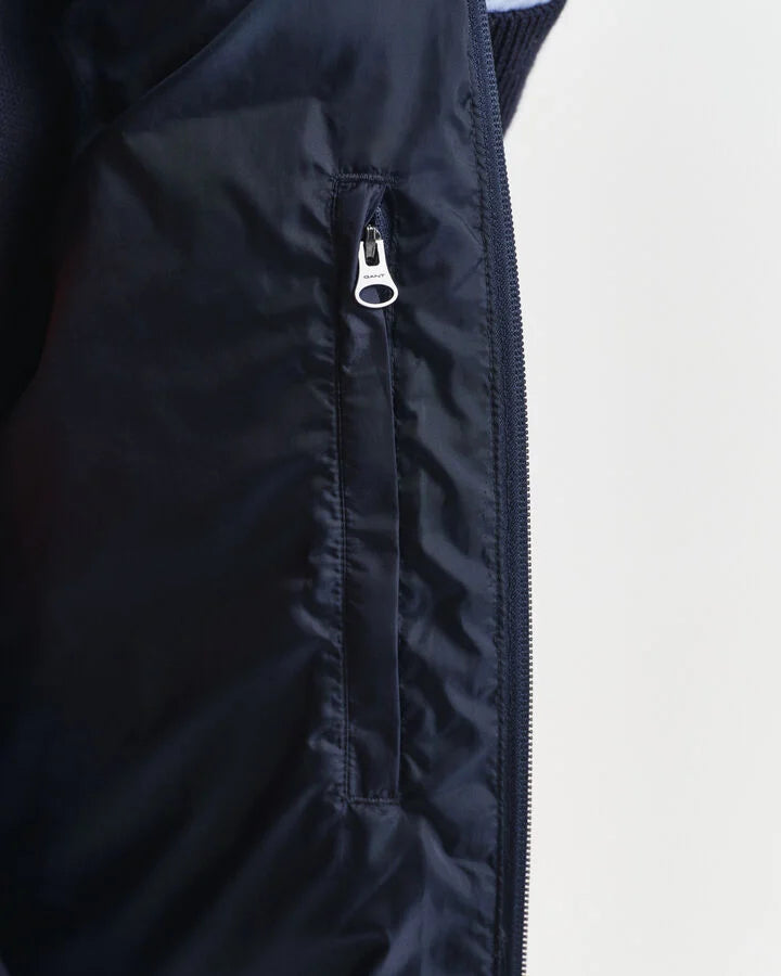 Gant Light Down Vest - Evening Blue time__1746565523__202503-7006527-433-crmodel-fv-2