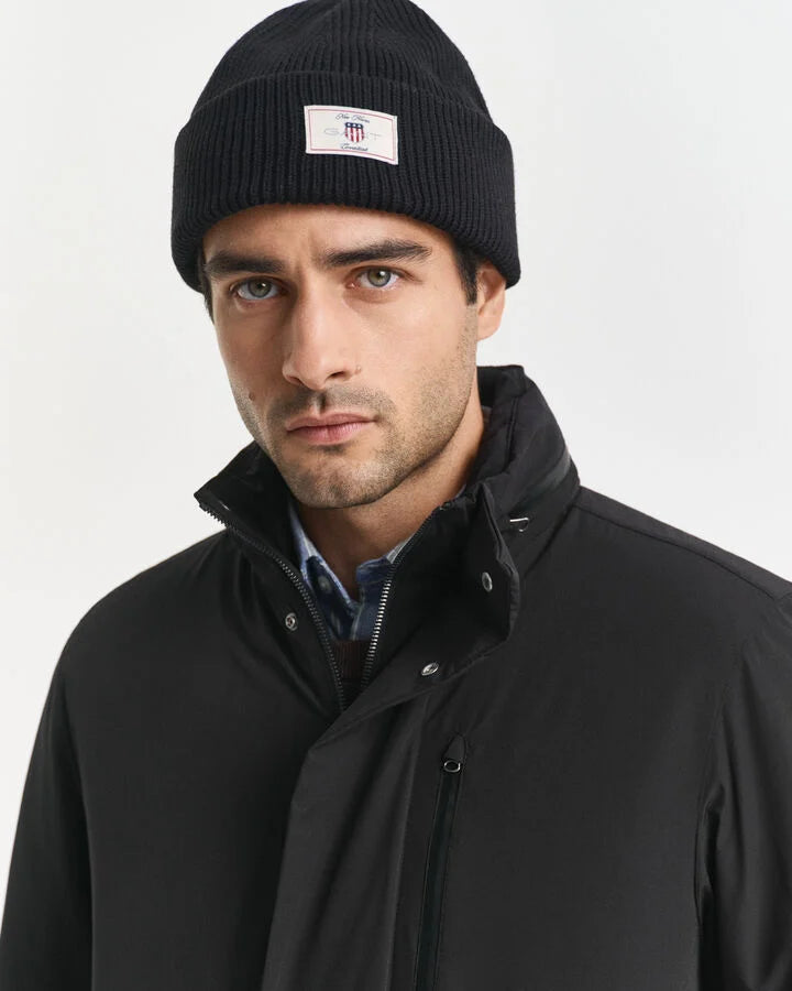 Gant Double Mid Length Jacket - Black time__1749808235__202503-7006553-005-crmodel-fv-9