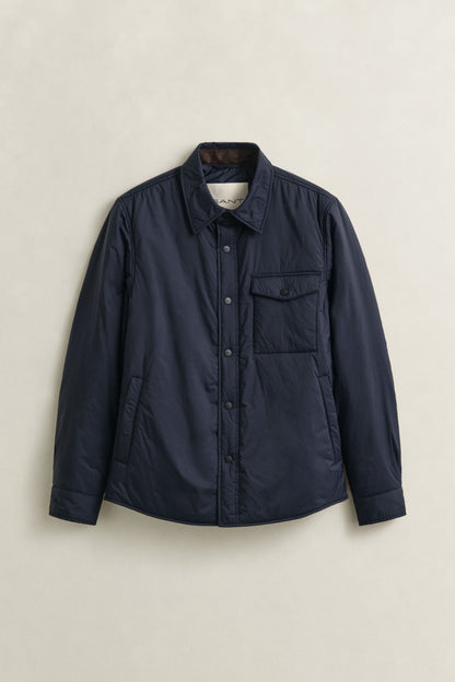 GANT Ultralight Padded Overshirt - Evening Blue time__1773246331__202602-3250307-433-flat-fv-1