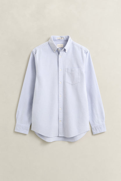 GANT Brushed Oxford Shirt - Clear Sky time__1774623688__202603-3263018-427-flat-fv-1