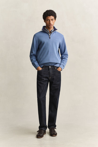 GANT Sacker Rib Half-Zip Sweatshirt time__1778144413__202603-2067160-476-look-fv-1