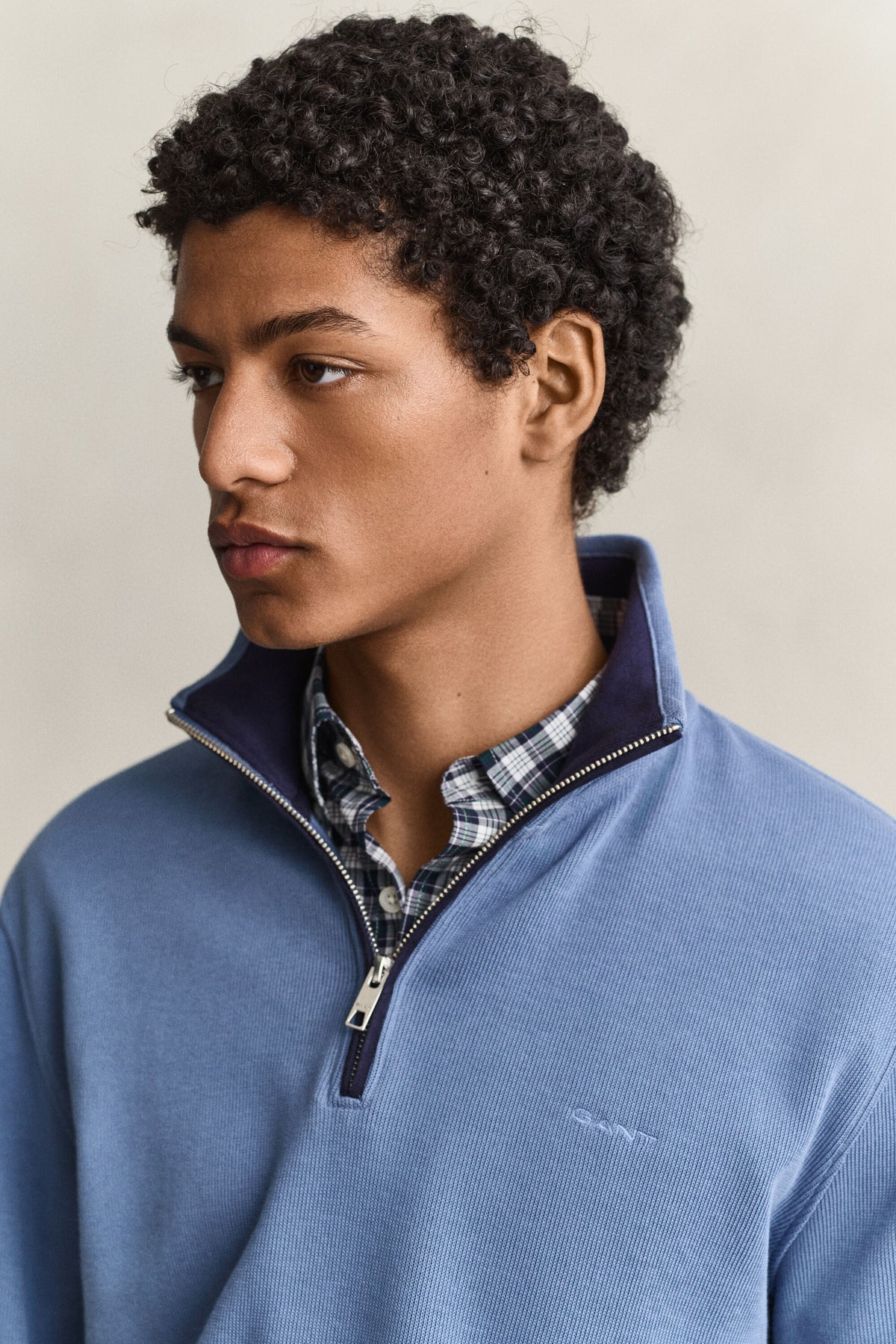 GANT Sacker Rib Half-Zip Sweatshirt time__1778144414__202603-2067160-476-crmodel-fv-1