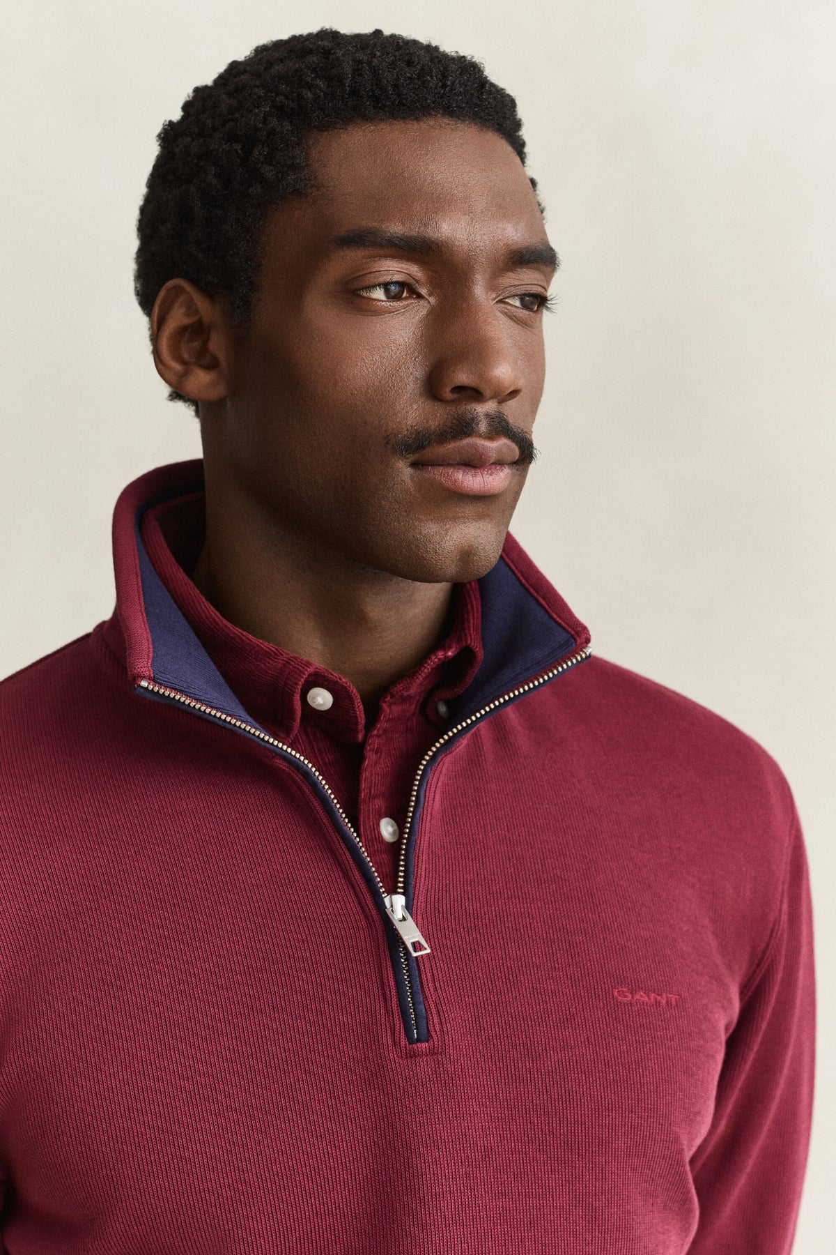 GANT Sacker Rib Half-Zip Sweatshirt time__1779971724__202603-2067160-676-crmodel-fv-1