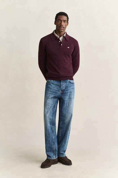 GANT Superfine Lambswool Polo Sweater time__1780047611__202603-8060109-667-look-fv-1