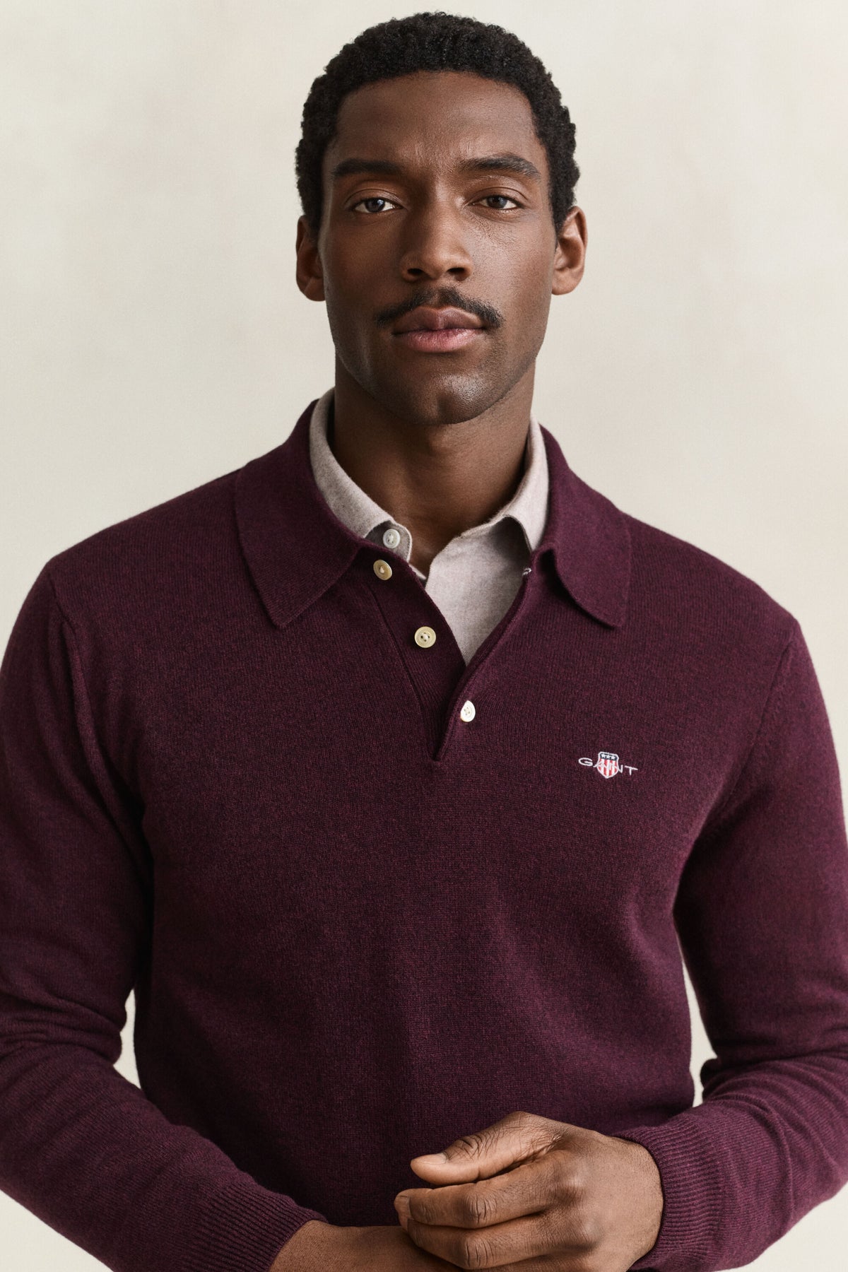 GANT Superfine Lambswool Polo Sweater time__1780047612__202603-8060109-667-crmodel-fv-1