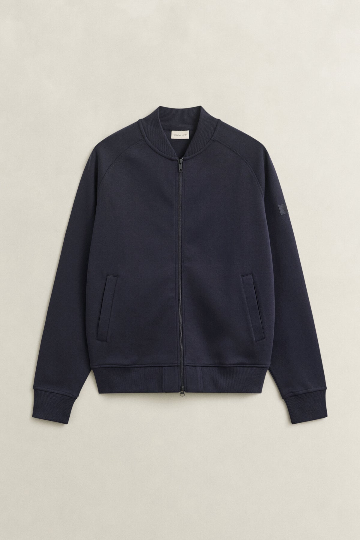 GANT Aviator Sweat Jacket - Evening Blue time__1781612107__202602-2067156-433-flat-fv-1