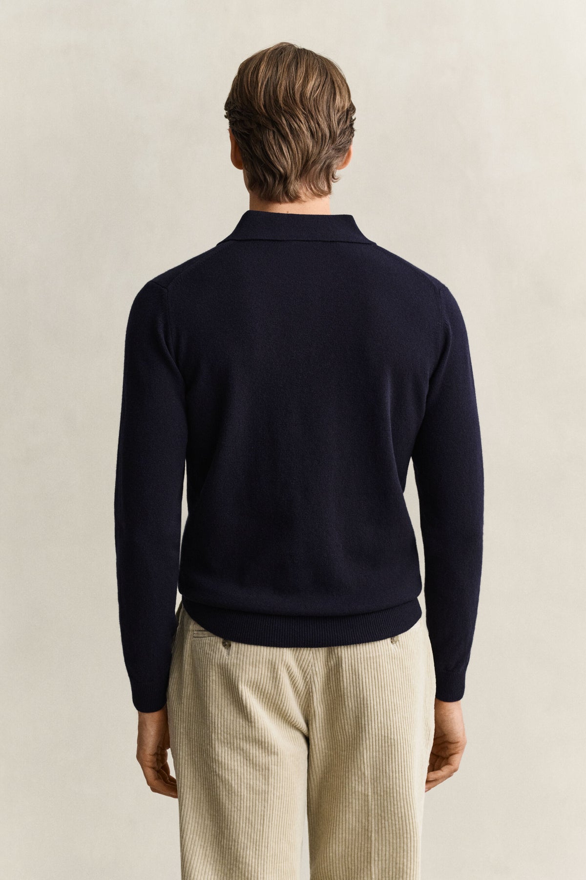 GANT Superfine Lambswool Polo Sweater time__1782130811__202603-8060109-410-model-bv-1