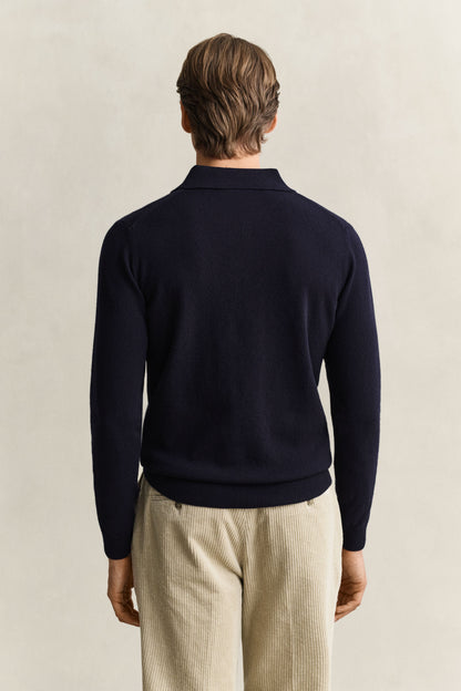 GANT Superfine Lambswool Polo Sweater time__1782130811__202603-8060109-410-model-bv-1
