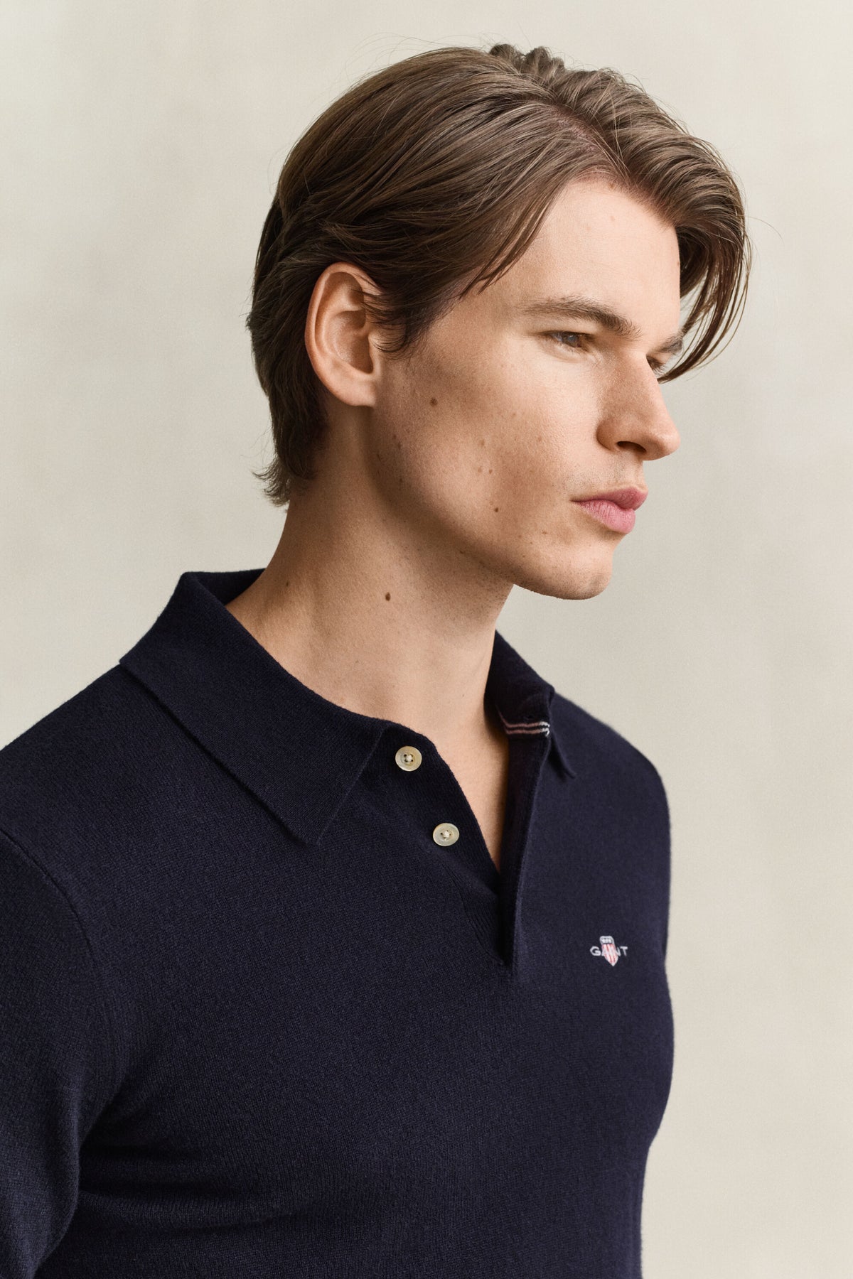 GANT Superfine Lambswool Polo Sweater time__1782130813__202603-8060109-410-crmodel-fv-1