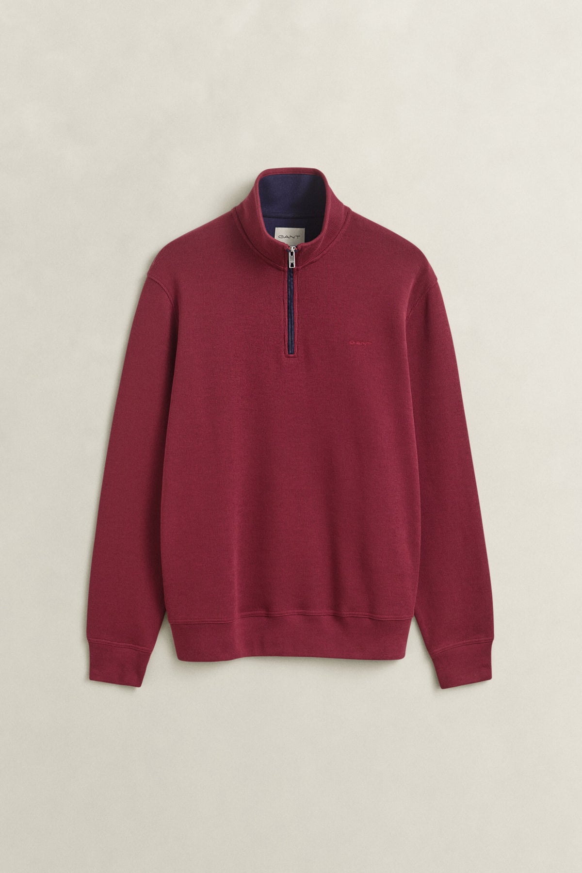 GANT Sacker Rib Half-Zip Sweatshirt time__1782141333__202603-2067160-676-flat-fv-1