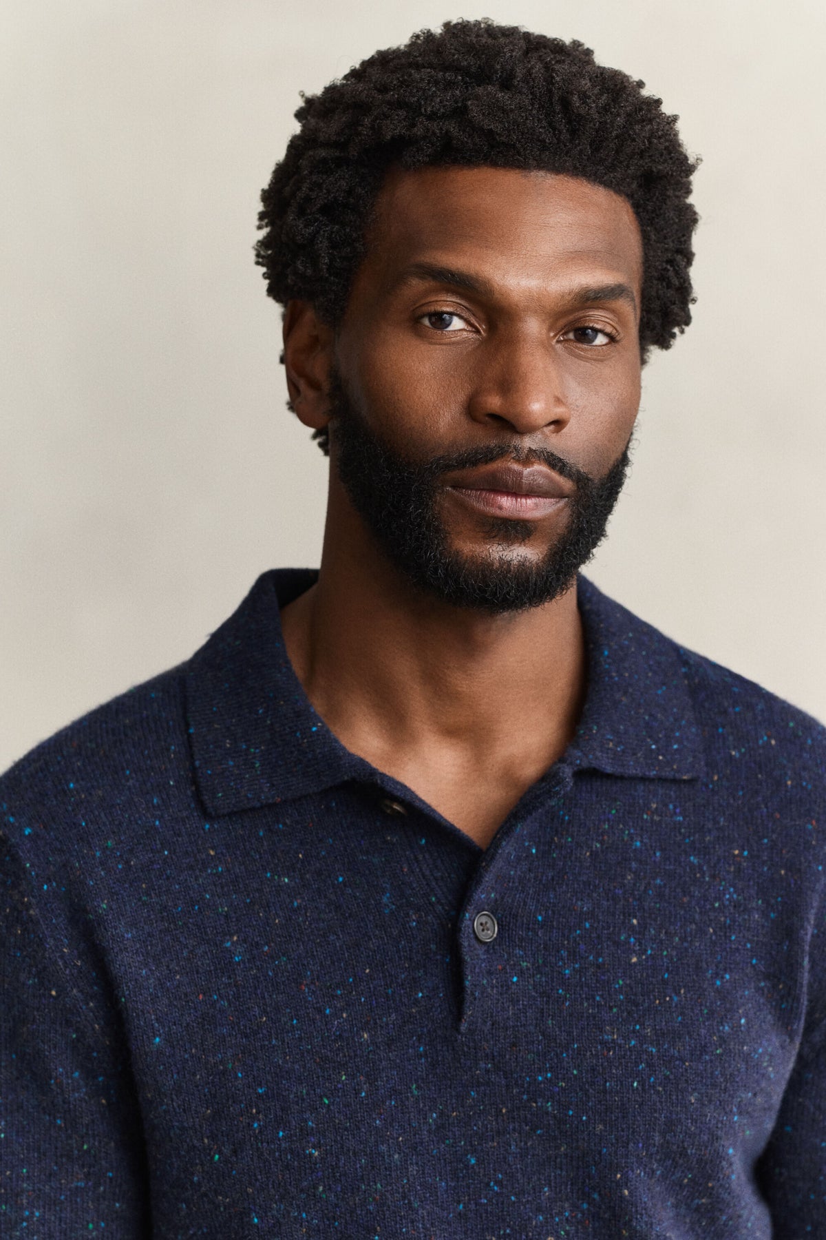 GANT Wool Blend Nepps Polo Sweater time__1783069214__202603-8040263-433-crmodel-fv-2
