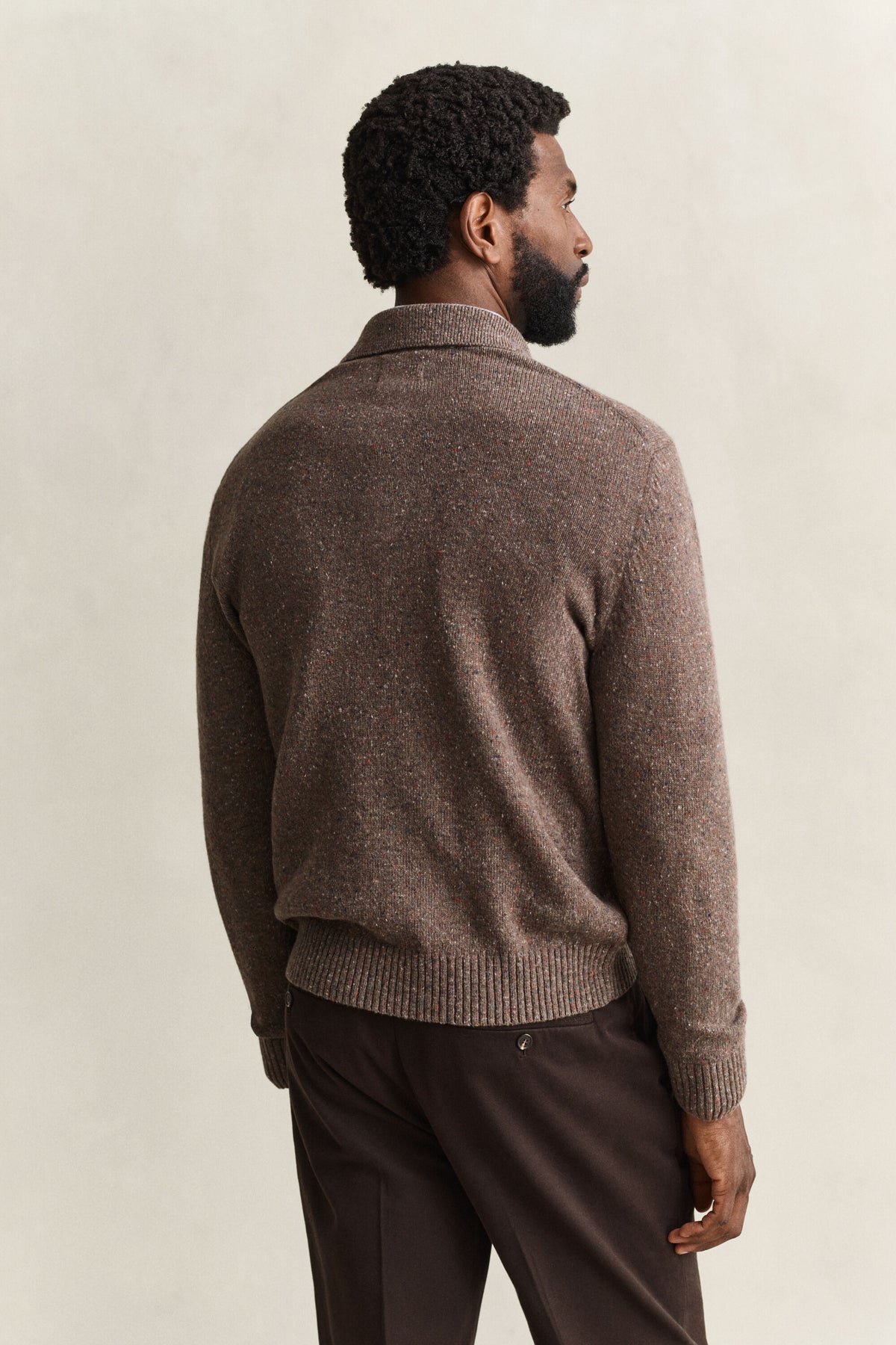 GANT Wool Blend Nepps Polo Sweater time__1783070108__202603-8040263-260-model-bv-1