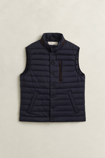 GANT Ultralight Down Vest - Evening Blue time__1783607404__202602-7006642-433-flat-fv-1