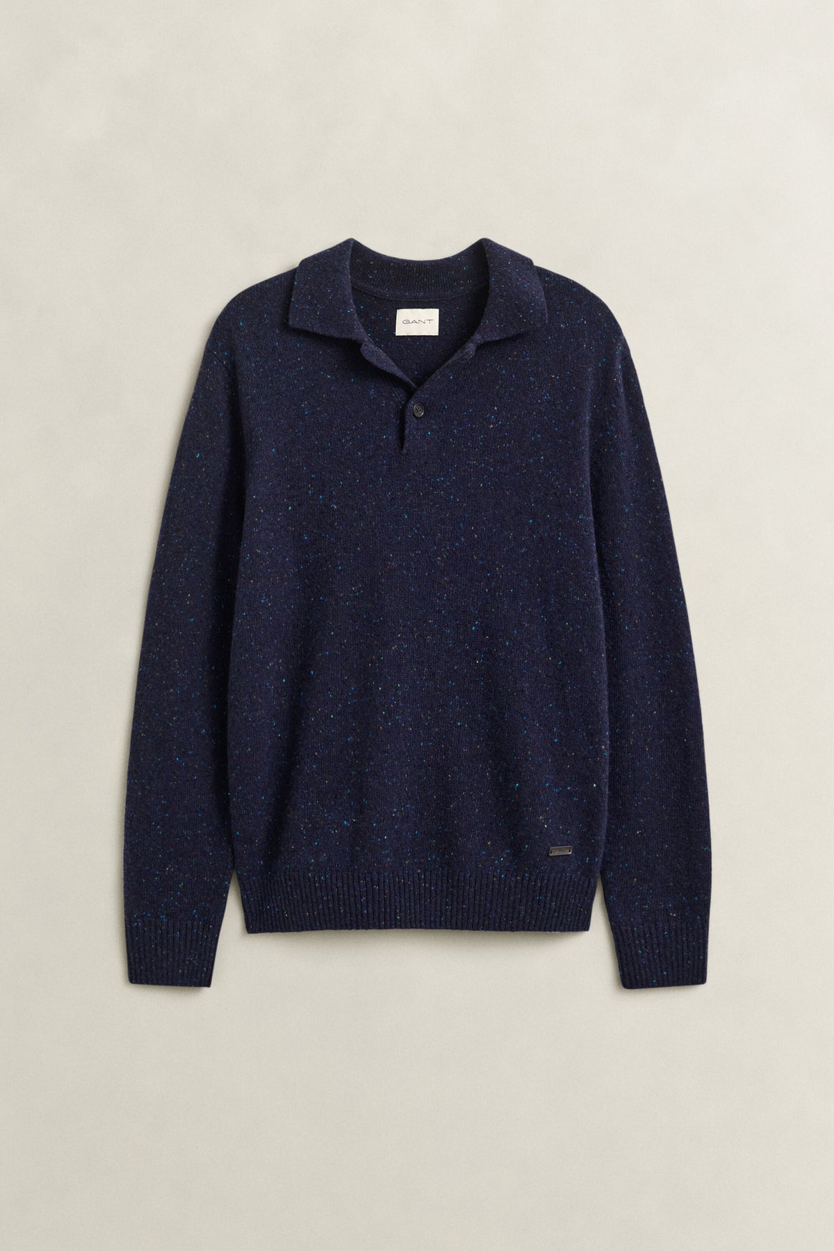 GANT Wool Blend Nepps Polo Sweater time__1784652940__202603-8040263-433-flat-fv-1