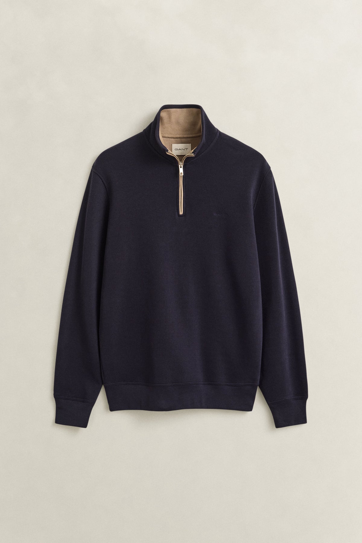 GANT Sacker Rib Half-Zip Sweatshirt time__1784835016__202603-2067160-433-flat-fv-1