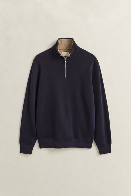 GANT Sacker Rib Half-Zip Sweatshirt time__1784835016__202603-2067160-433-flat-fv-1