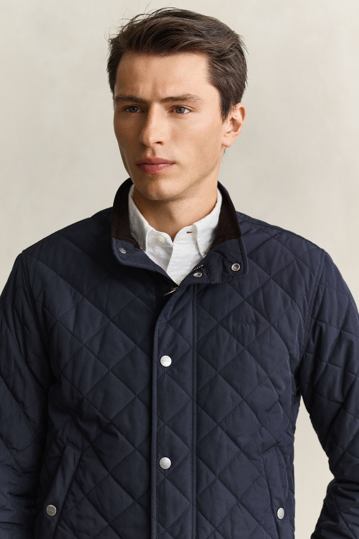 GANT Quilted Jacket - Evening Blue time__1786392310__202603-7006638-433-crmodel-fv-1